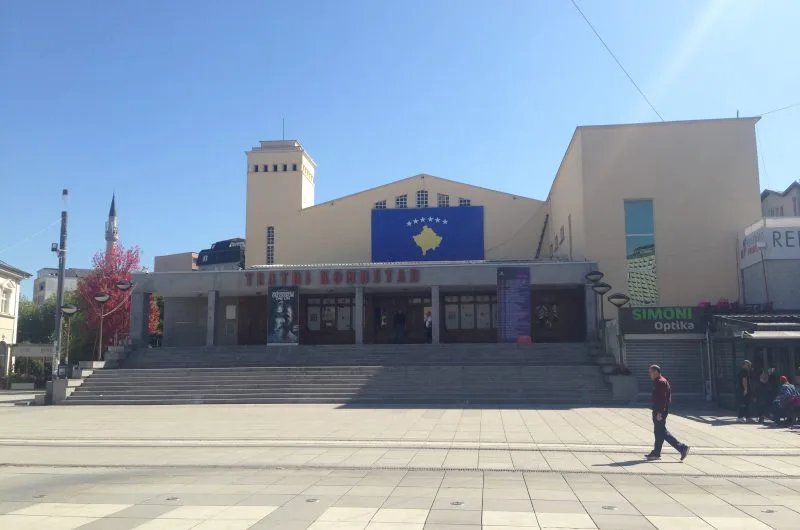 Visit Kosovo-The National Theatre (Pristina)