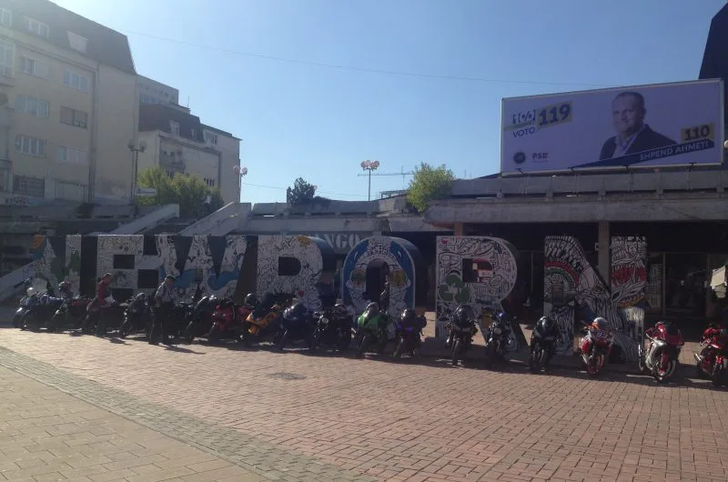 The Newborn Monument in Pristina (visit Kosovo)