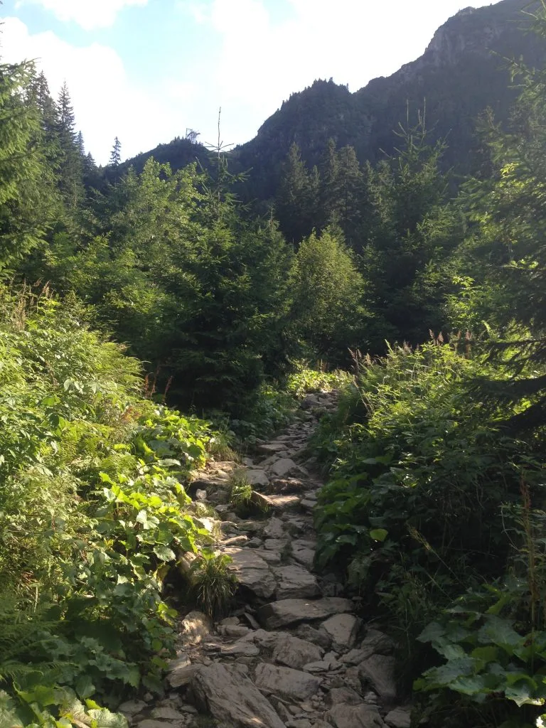 Balea Waterfall-the rocky bit of the trail