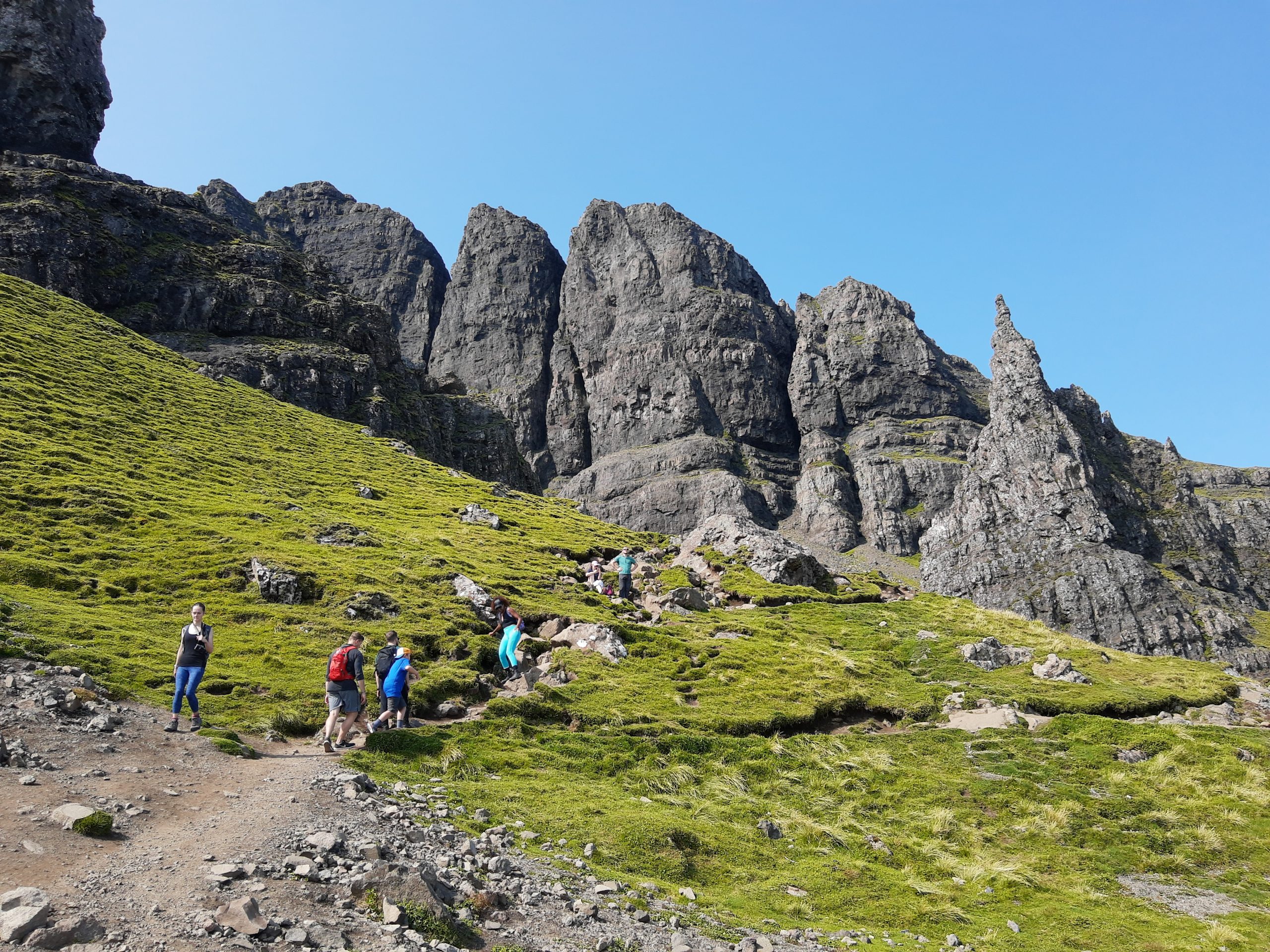 Old Man of Storr-hiking route